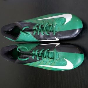 nike vapor pro low TD football size 10.5.  Pre-owned.green&black. Good condition